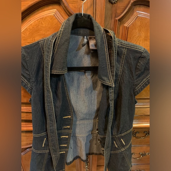Bisou Bisou Jackets & Blazers - Bisou Bisou Denim Shirt/Jacket